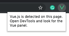 Vue.js detected