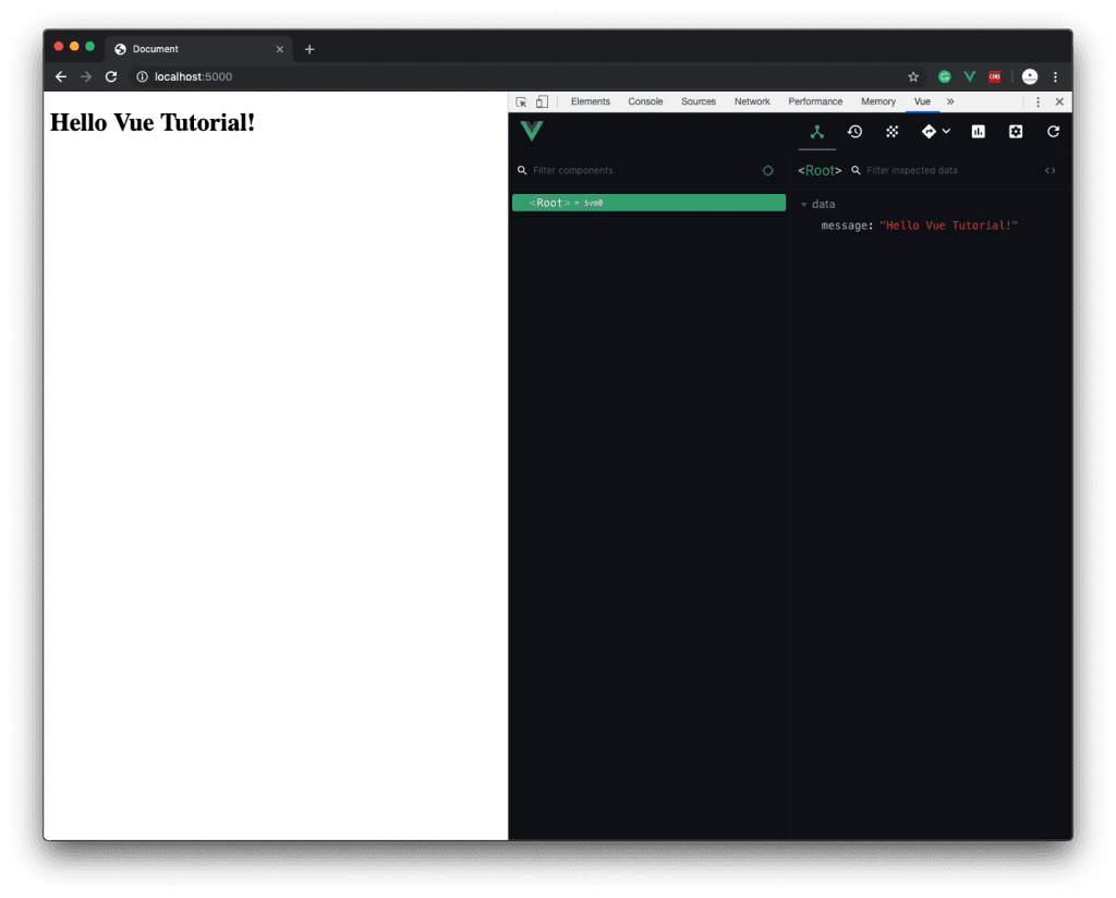 Vue.js Devtools in Google Chrome